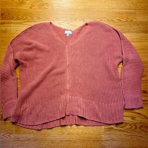 Lucky Brand Jeans Dusty Red Sweater